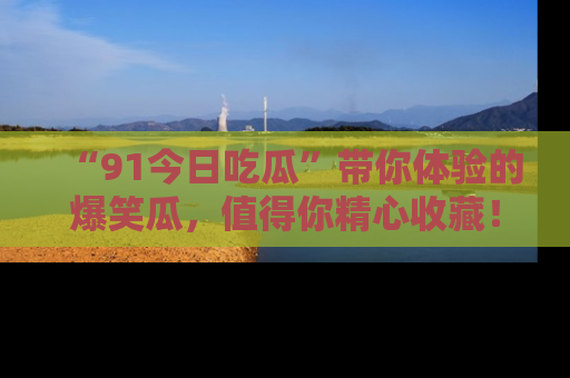 “91今日吃瓜”带你体验的爆笑瓜,值得你精心收藏!
