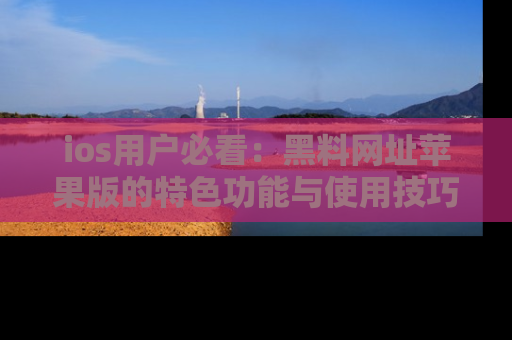 ios用户必看：黑料网址苹果版的特色功能与使用技巧详解