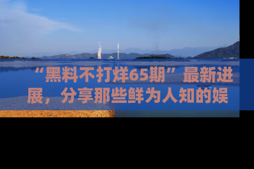 “黑料不打烊65期”最新进展,分享那些鲜为人知的娱乐八卦