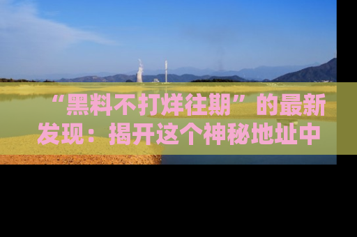 “黑料不打烊往期”的最新发现:揭开这个神秘地址中的爆笑黑料面纱