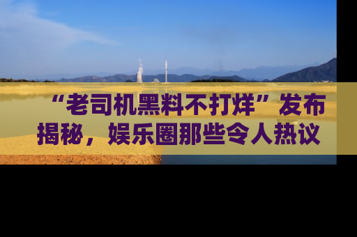 “老司机黑料不打烊”发布揭秘,娱乐圈那些令人热议的黑暗秘密!