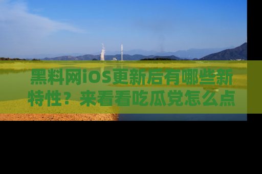 黑料网iOS更新后有哪些新特性？来看看吃瓜党怎么点评！