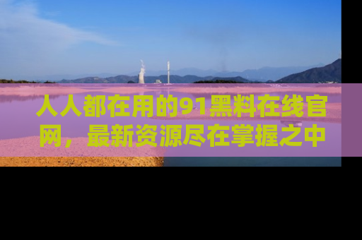 人人都在用的91黑料在线官网，最新资源尽在掌握之中