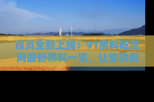 首页全新上线：91黑料吃瓜网最新黑料一览，让你瞬间掌握