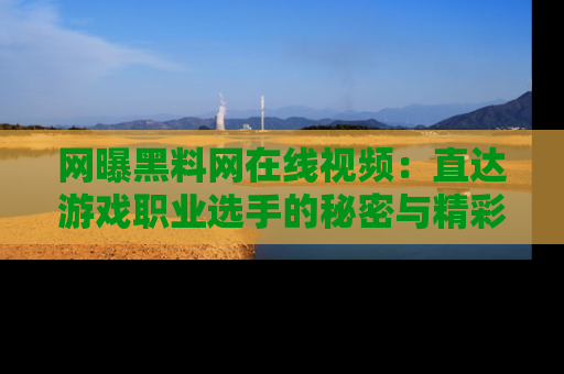 网曝黑料网在线视频：直达游戏职业选手的秘密与精彩动漫片段！